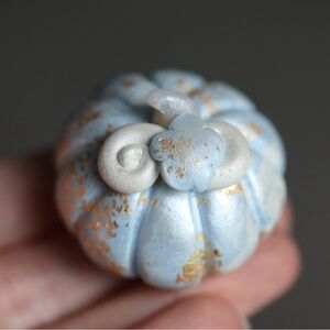 Polymer Clay Cinderella Princess Pumpkin! Fall Decor! Autumn Decor! Halloween!